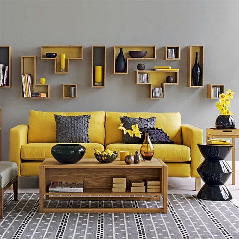yellow-and-grey-living-room decoholic